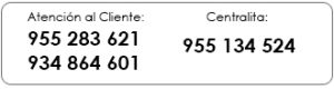 Atención al cliente: 955 283 621 / 934 864 601 - Centralita: 955 134 524